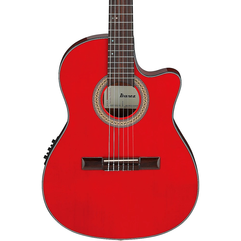Ibanez GA35TCE Nylon-String Acoustic-Electric Guitar - Sapphire Red