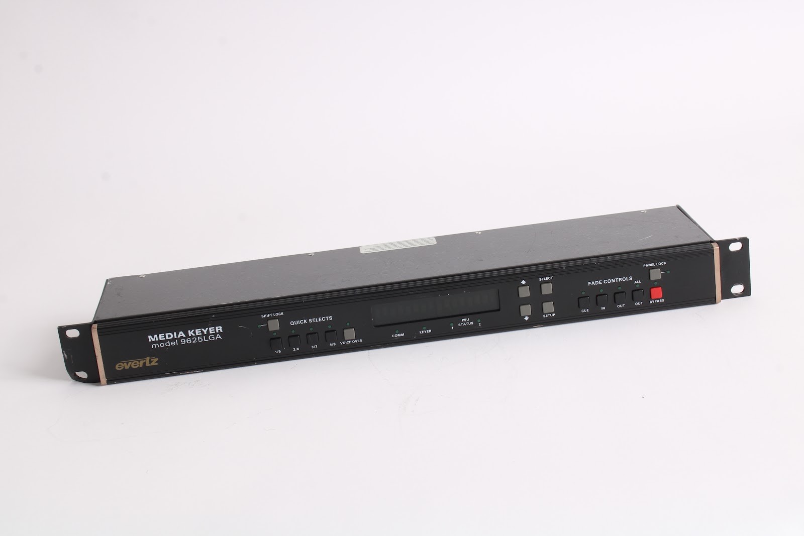 Evertz 9000RCP-X2 SDI Logo and Media Inserter Remote 9625LGA For Keyer - Fair