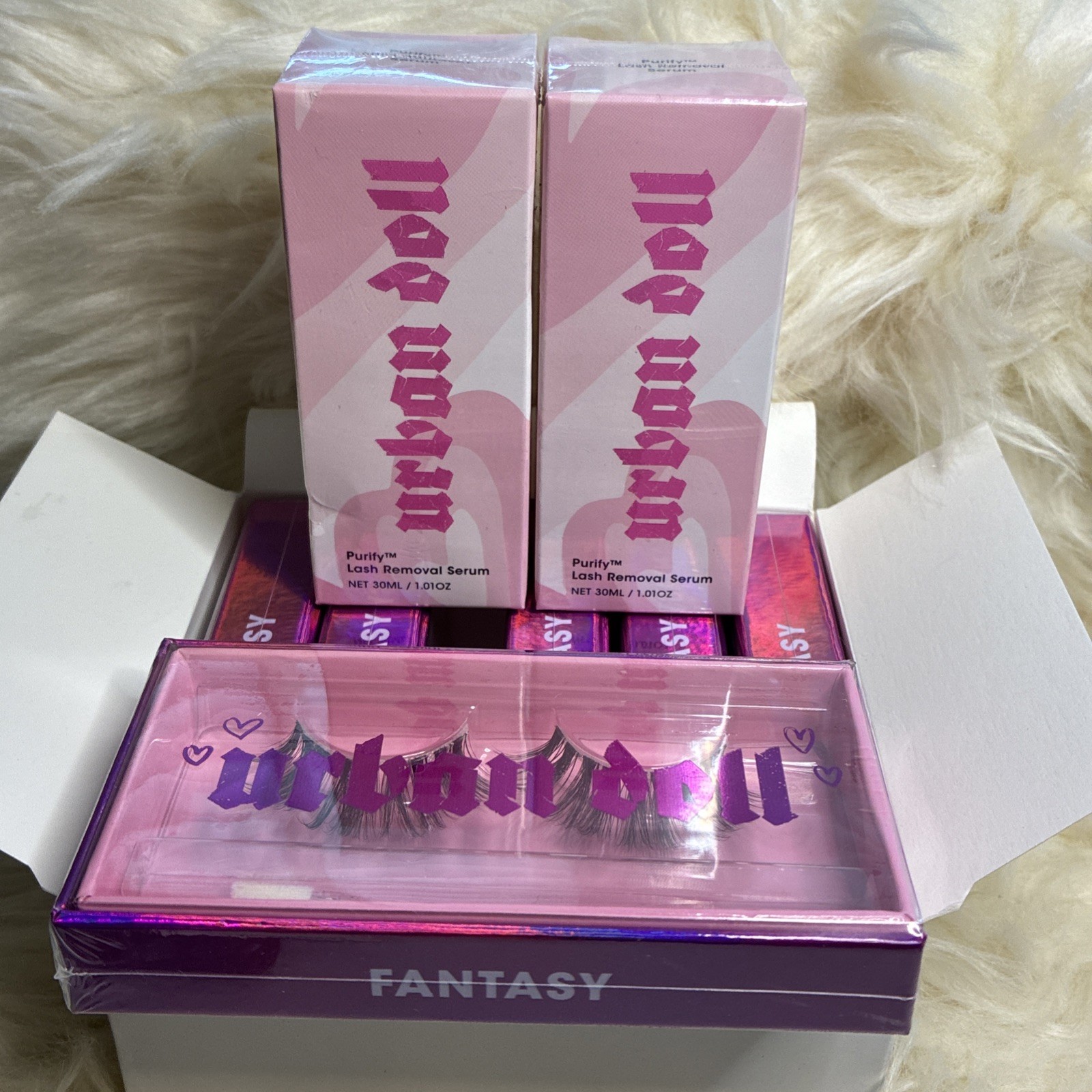 6x Urban Doll Lashes #FANTASY. New Sealed +BONUS 2 Units Serum. SEE PIC