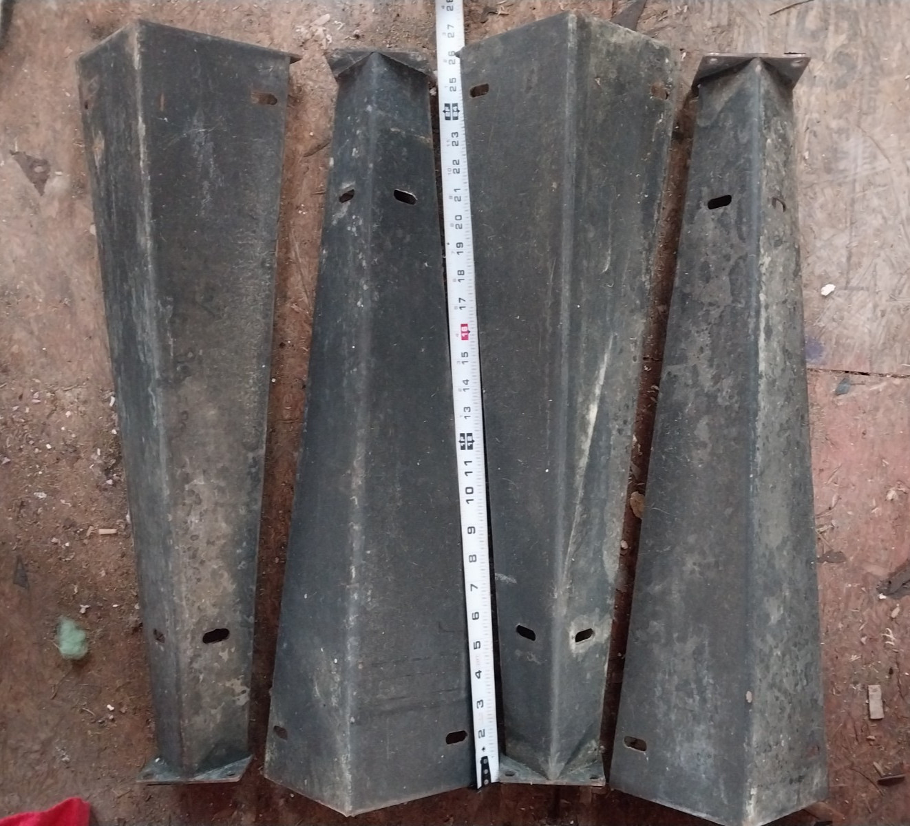 4 Oven Leg Set 25 Inch Steel Legs