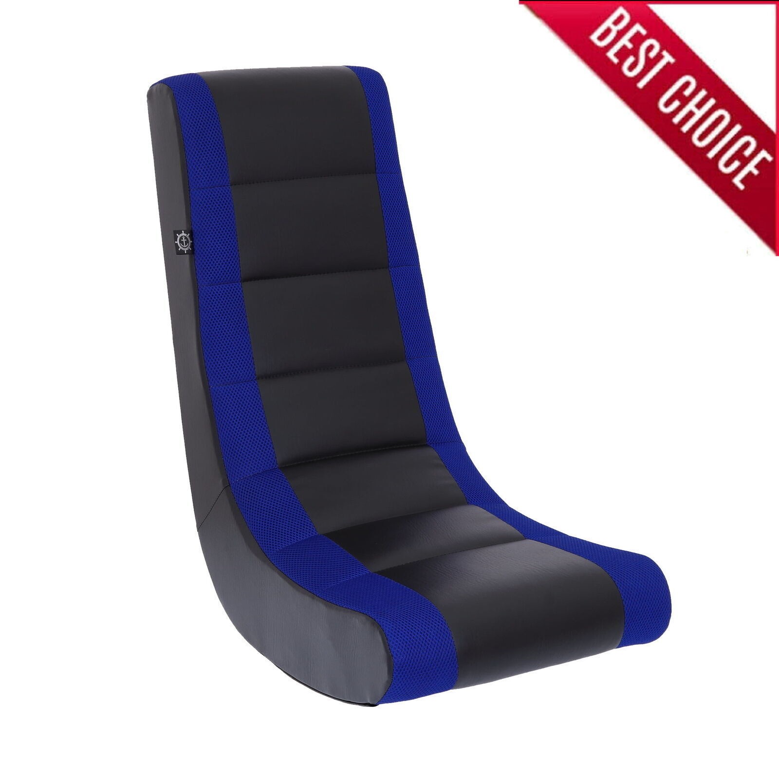 Rocker Gaming Chair Sporty 3d Spacer Mesh Anti-tipping Lightweight Faux Leather