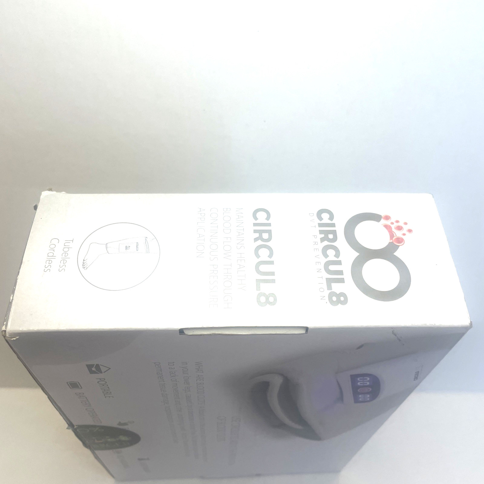 Circul8 Lite DVT Prevention Vascular Therapy System Portable Rechargeable Tested