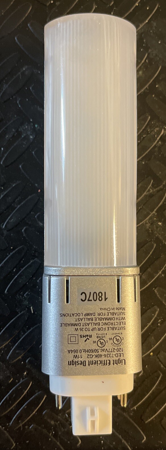 Light Efficient Design PL 4-Pin G24Q/GX24Q LED-7324 11 Watt Bulb 26 Watt Equiv.