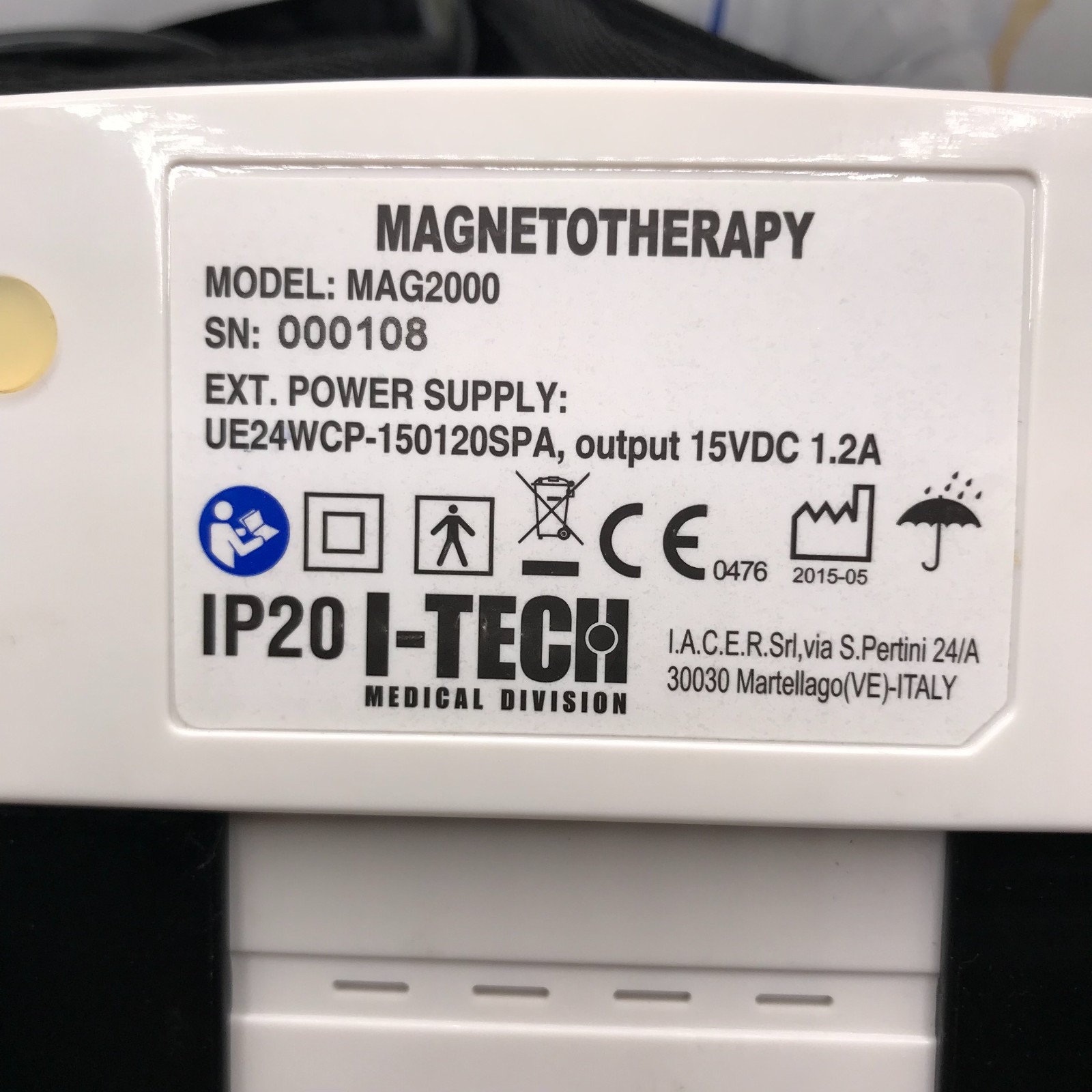 I-tech Magnetotherapy MAG2000 Therapy Device with Original Travel Case