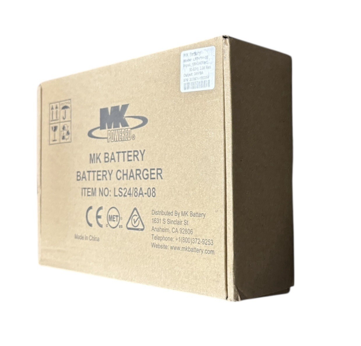 MK Wheelchair Battery Charger LS24/8A-08