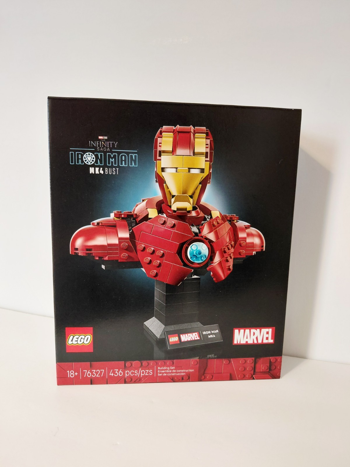 Lego "Marvel: Iron Man MK4 Bust" Set NEW In Box, (76327), (436 pcs), 18+