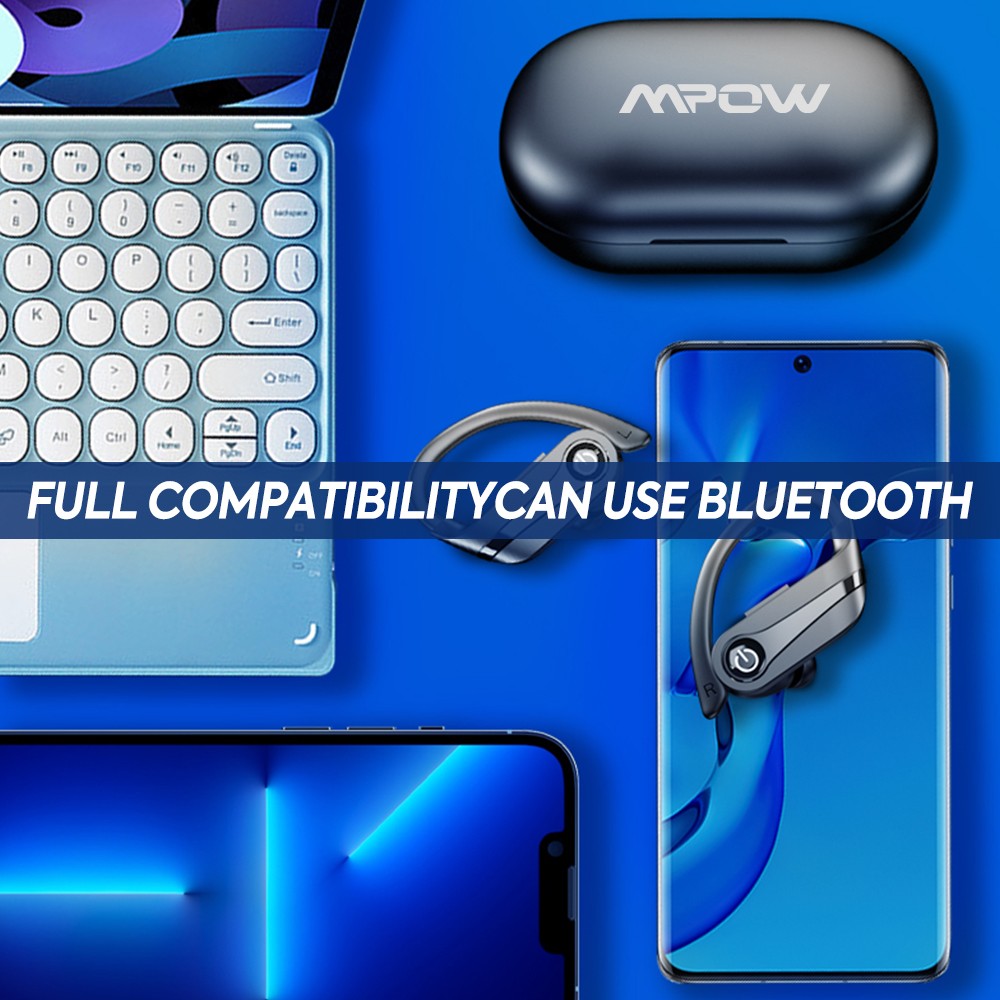 Mpow Wireless Bluetooth Headset TWS Earphones Earbud Stereo Headphone Waterproof