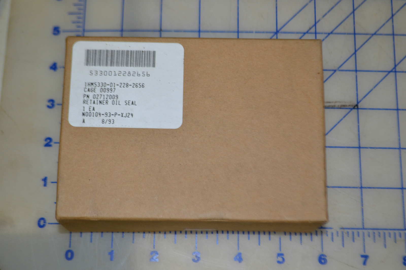military oil seal retainer submarine?? boat stainless steel NOS USA specialty