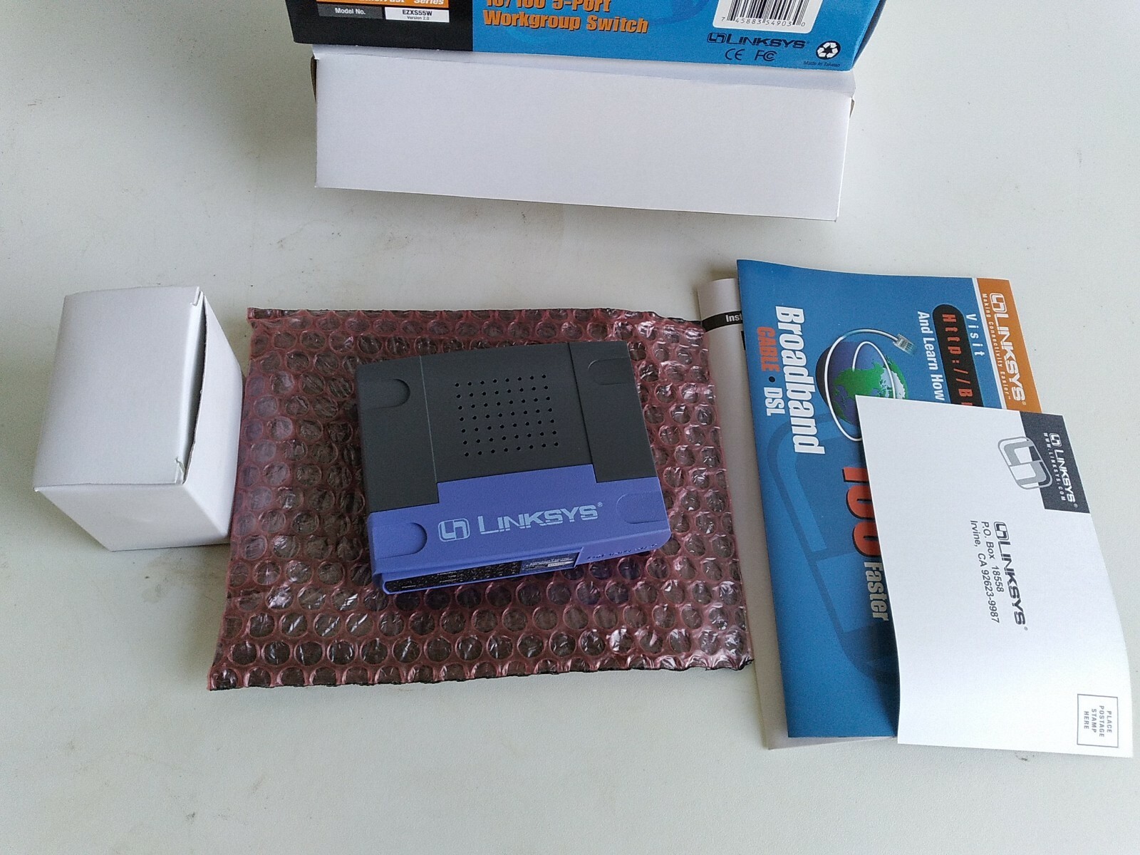 Linksys EtherFast (EZXS55W) External Switch 5-Ports