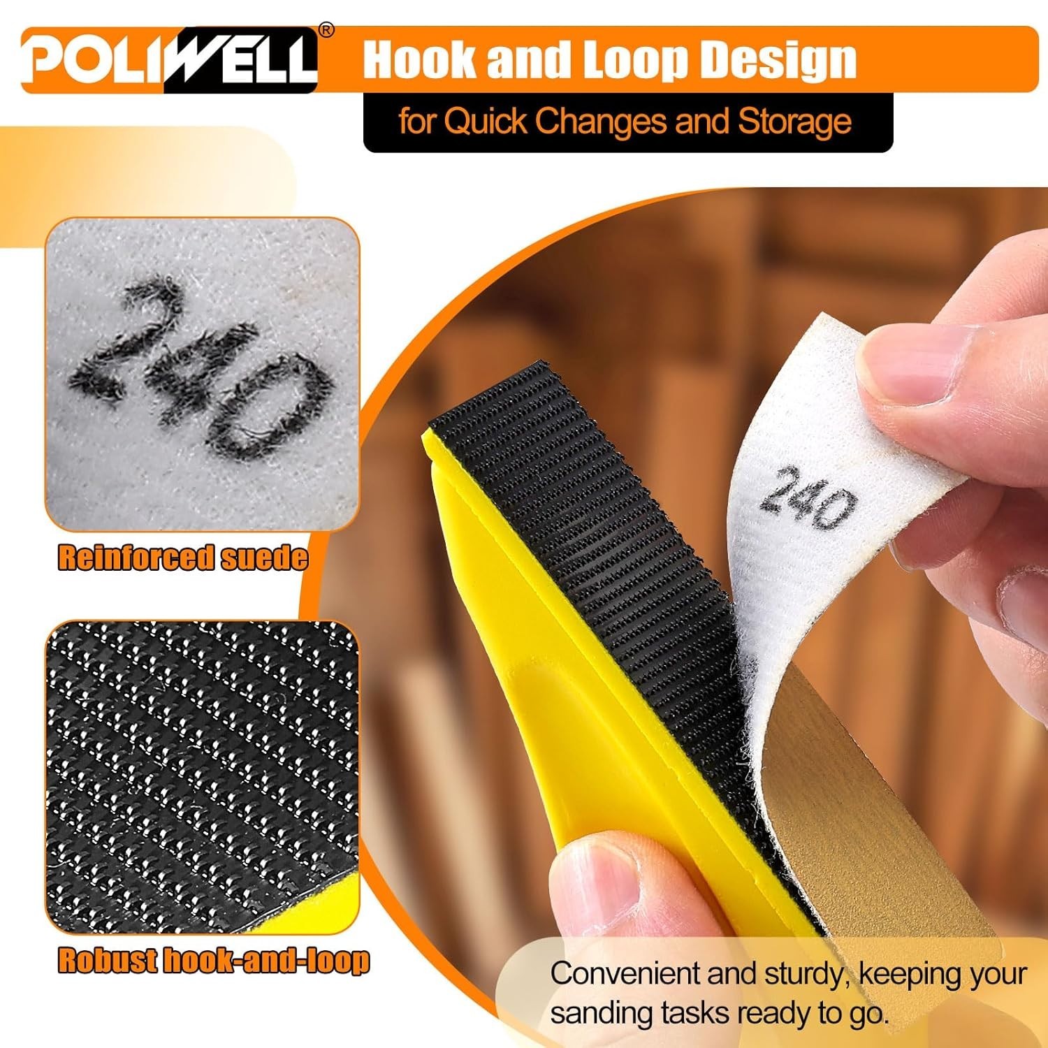 Comfortable 100 Pcs Detail Sanding Block Kit - 3.5" Mini Tool for Small Projects