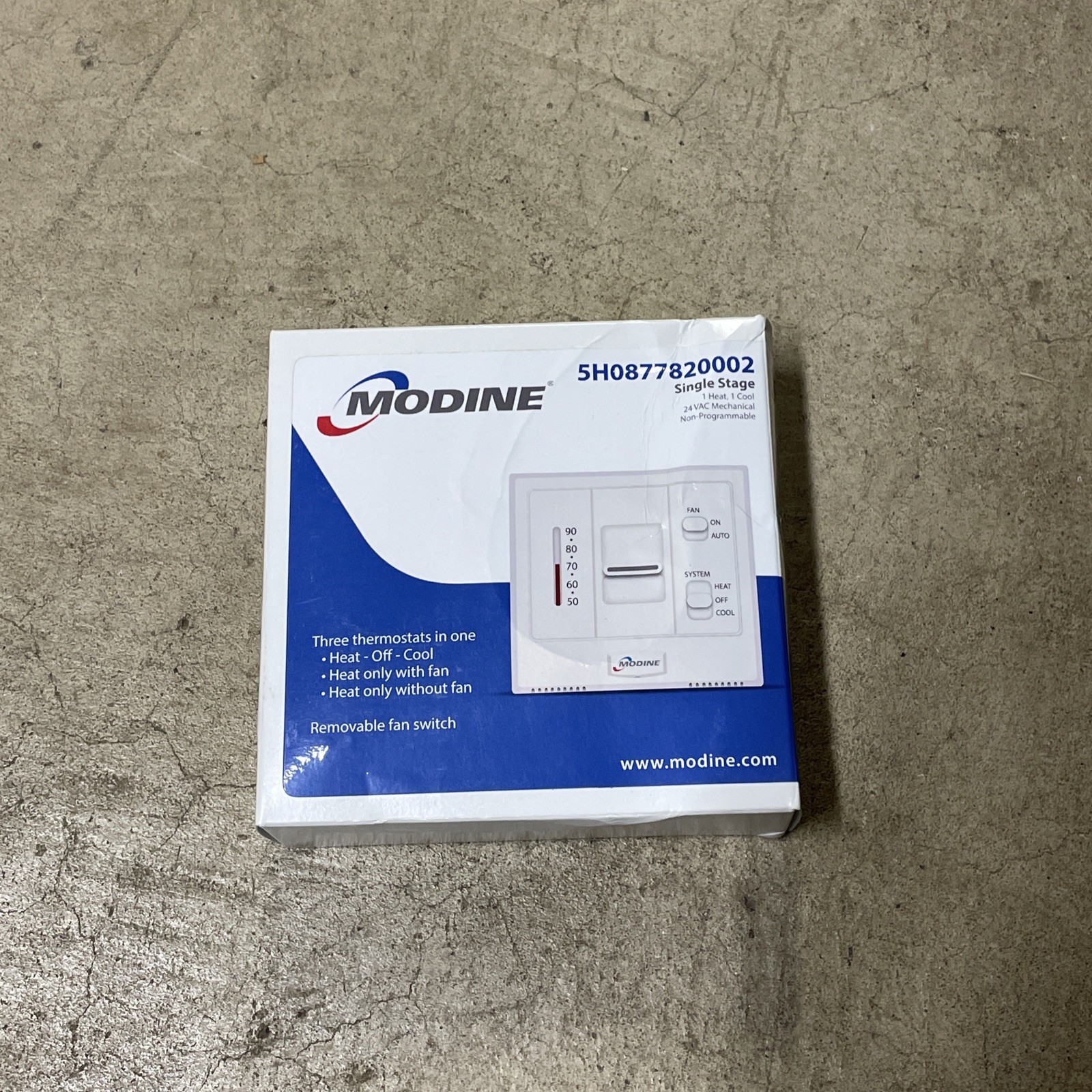 Modine Three Thermostats In One Single Stage 5H0877820002 Non Programmable 24v