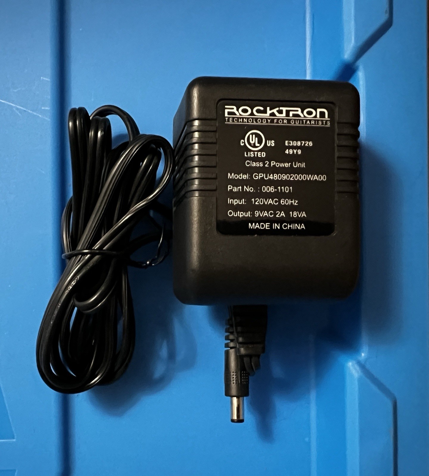 Rocktron 9v AC Wall Adapter ( For Parts)