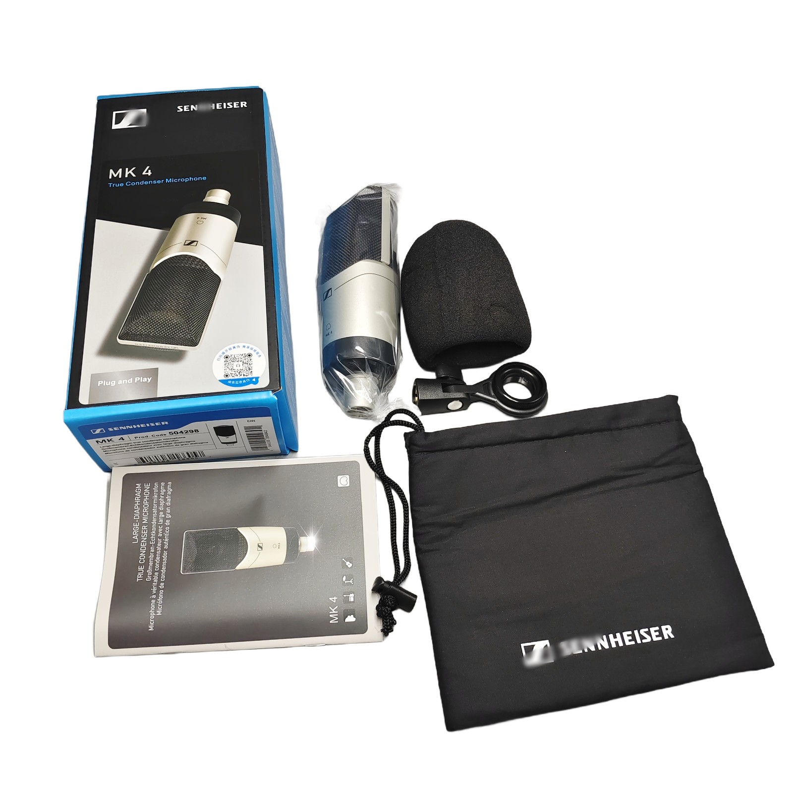 MK4 Sennheiser Pro Audio Studio Condenser Microphone- Tested, amazing condition