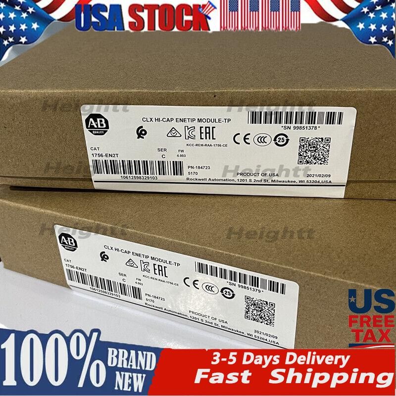 New AB 1756-EN2T Ser C ControlLogix EtherNet/IP Module 1756EN2T Factory Sealed