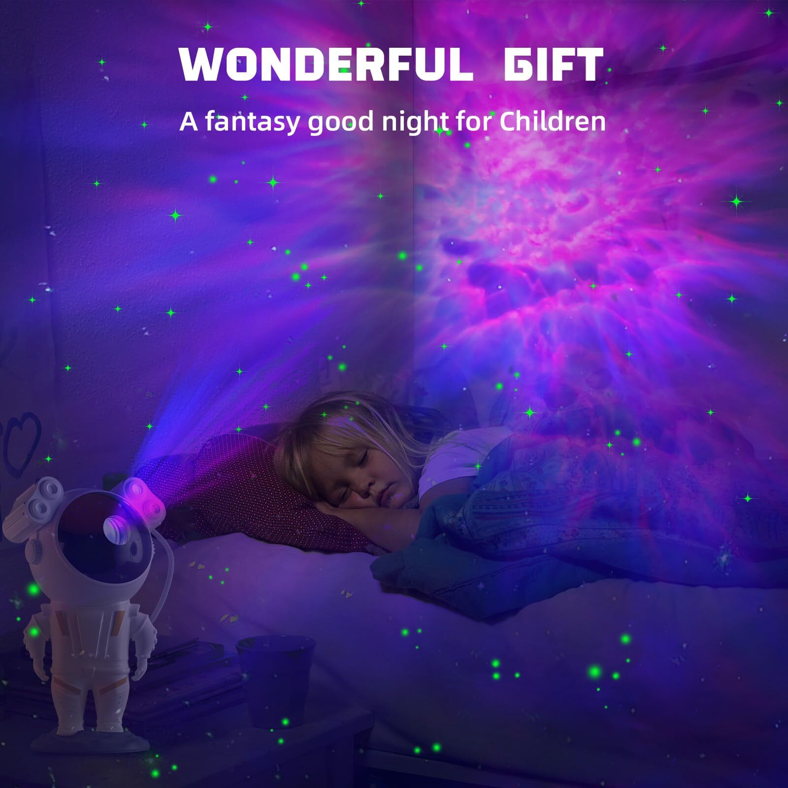 Space Buddy Pleshy Spacebuddy Star Projector Galaxy Night Light Astronaut Remote
