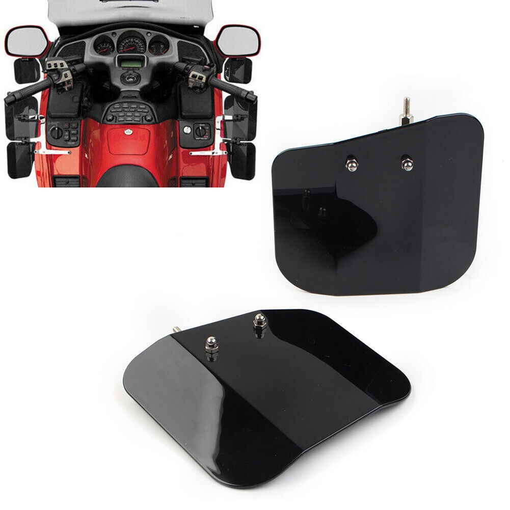 Air Wing Deflector Windshield Mirror Mount For Honda GL1800 GL1800HPNM GL1800HPA