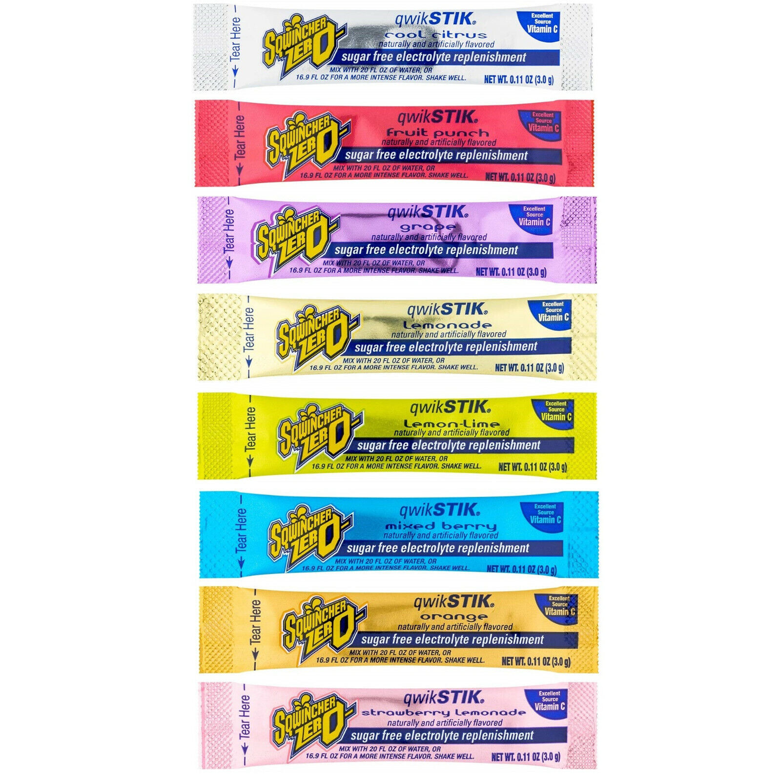 50- Sugar Free Electrolyte Powder Mix Sports Drink Hydration Packets Heat Relief