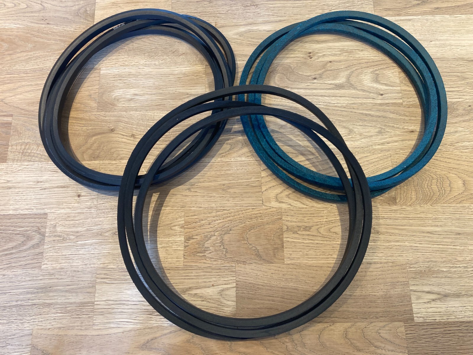 fits JOHN DEERE X130R X155R X166R X167R deck & drive 3x BELT SET GX23798 GX23110