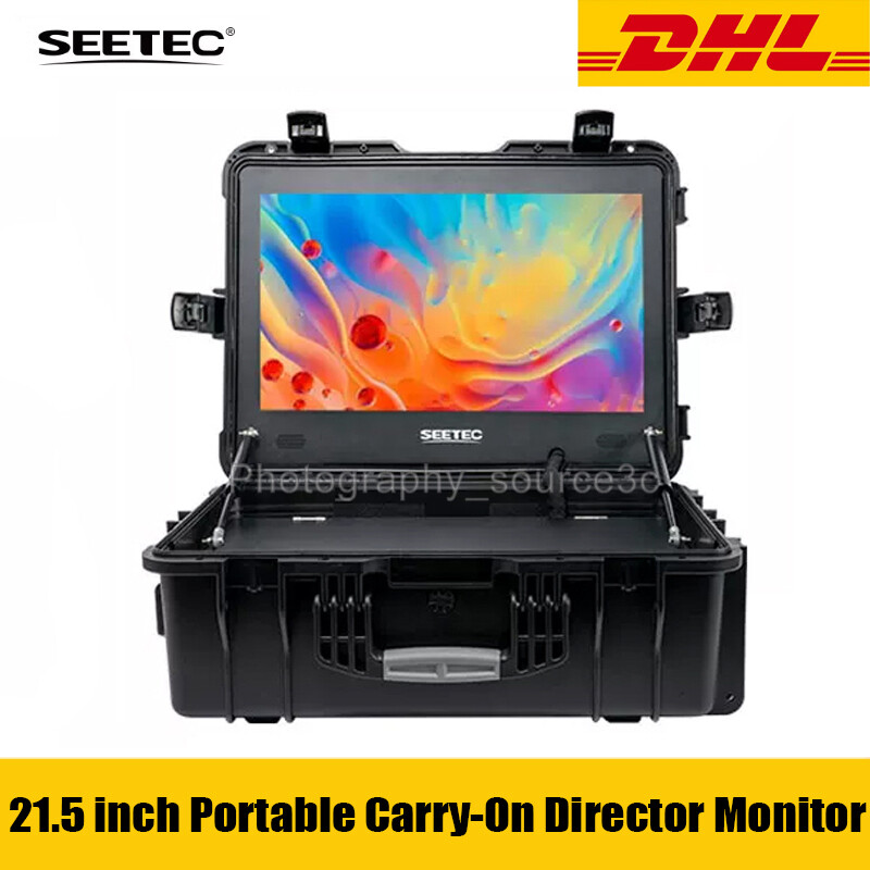 SEETEC WPC215 21.5" 1000nit HD Portable Carry-On Director Monitor 4K HDMI 3G-SDI