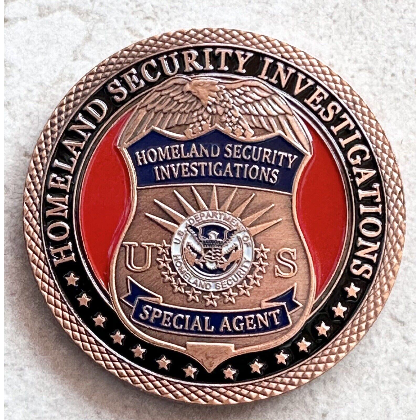 DOHS Security Investigations Special Agent Badge Challenge Coin. Fast Shipping