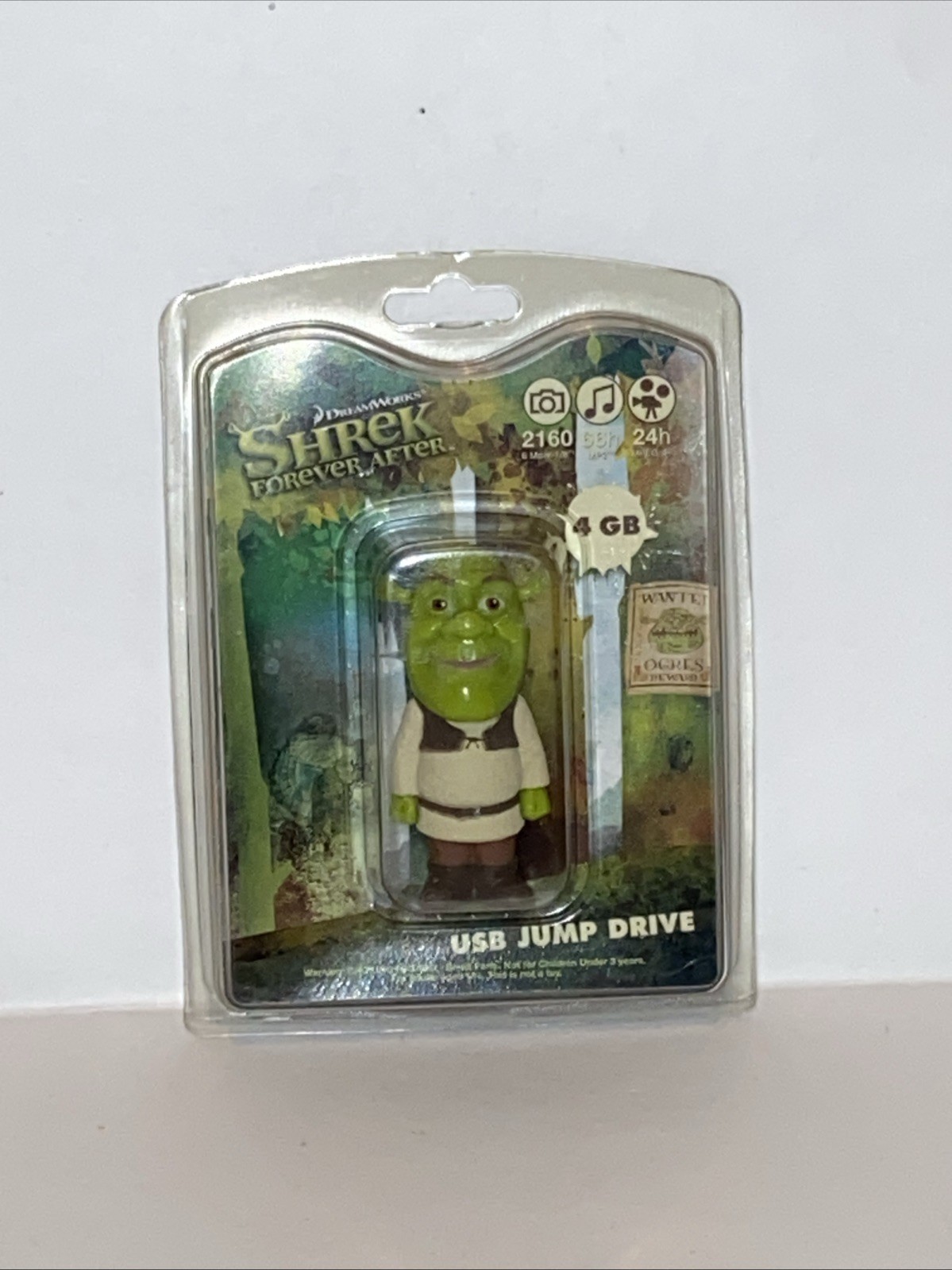 Shrek Forever After 4 GB USB Jump Drive Figure 2010 Dreamworks