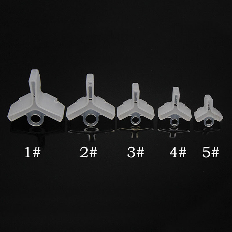 25/50/100pcs Treble Hook Covers Protector Fishing Lure Holders #1 #2 #3 #4 #5