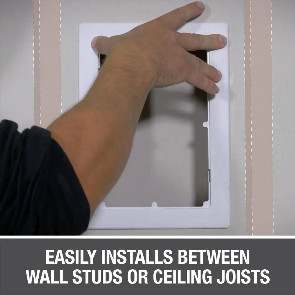 6 In. X 9 In. ABS Wall Access Panel (2-Pack)