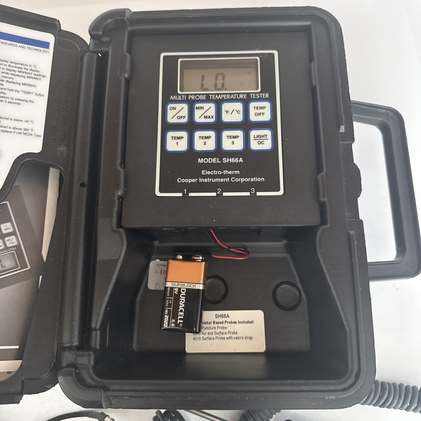 Cooper SH66A Digital Thermometer Used READ