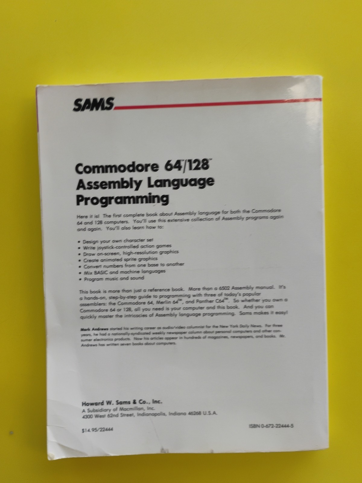Commodore 64/128Assembly Language Programming Andrew H.W.Sams1985 1stEd, Paperb.