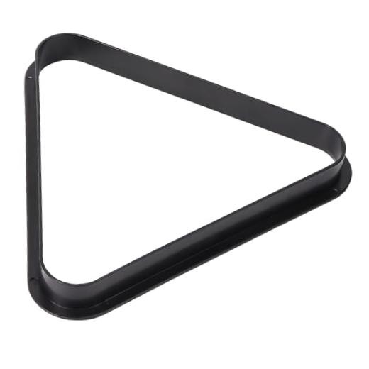 Black Plastic Billiard Pool Ball 8-Balls / 9-Ball Diamond Pool Triangle Rack