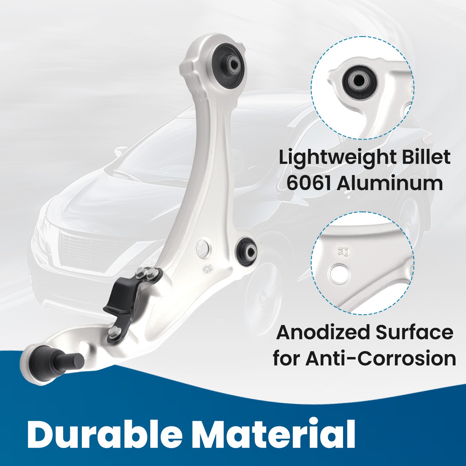 Right Front Lower Control Arm Assembly For Nissan Murano 2009 - 2012 2013 2014
