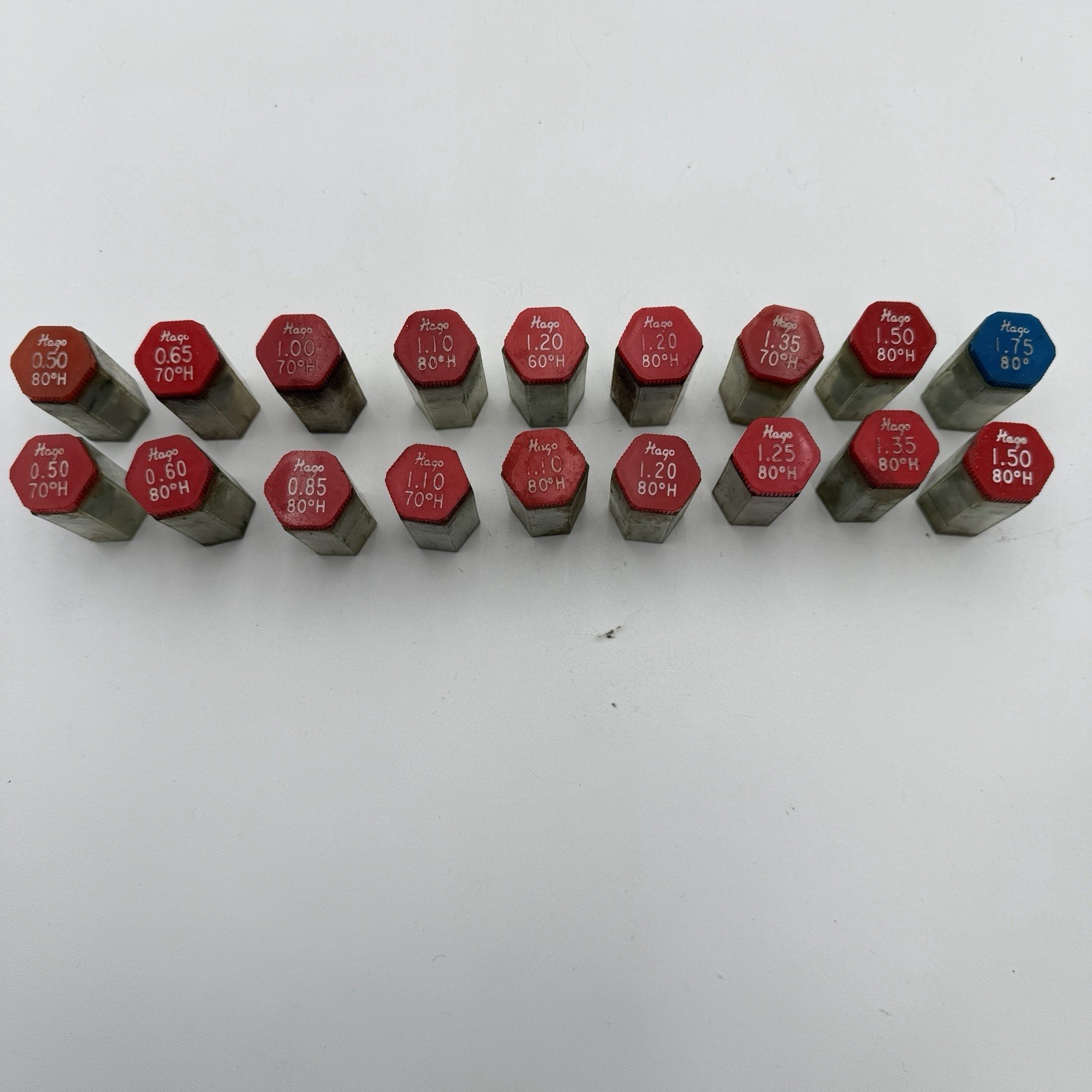 New Old Stock Lot of 18 Hago Oil Burner Nozzles Various Sizes Free Shipping