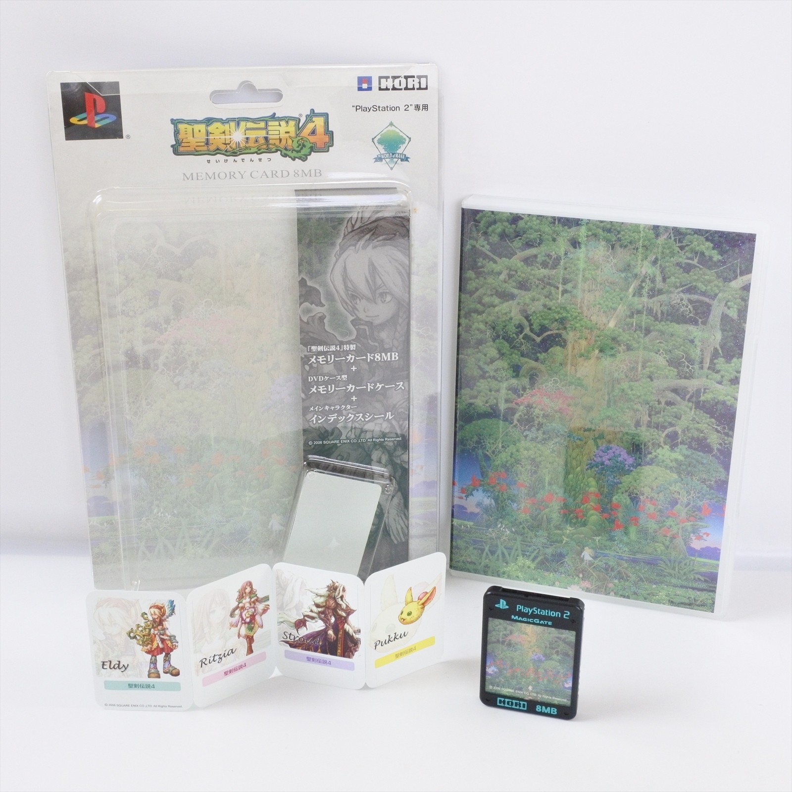 HORI PS2 Playstation 2 Memory Card SEIKEN DENSETSU 4 GOOD 8MB Boxed 3263