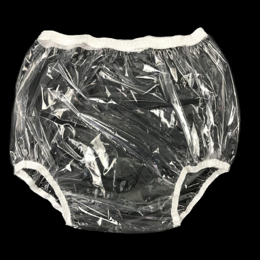 Plastic Pants for Adult Diapers Incontinence Cloth Diaper Cover Rubber Underwear