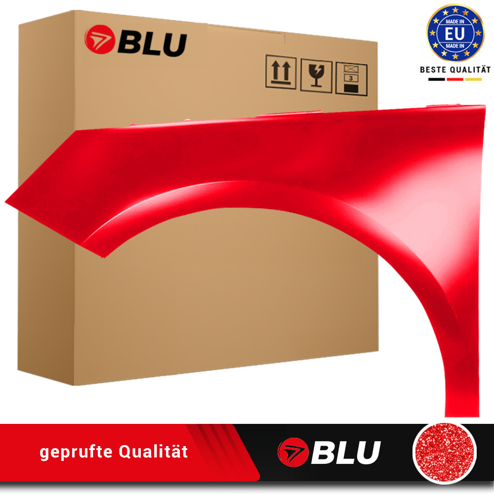 Fender For Audi A1 8X LZ3M Left Red 10-18 Front Painted New