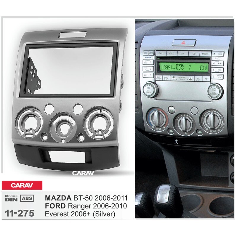 Car Radio Fascia Dash Kit for Mazda BT-50 BT50 2006-2010 Stereo Panel Frame