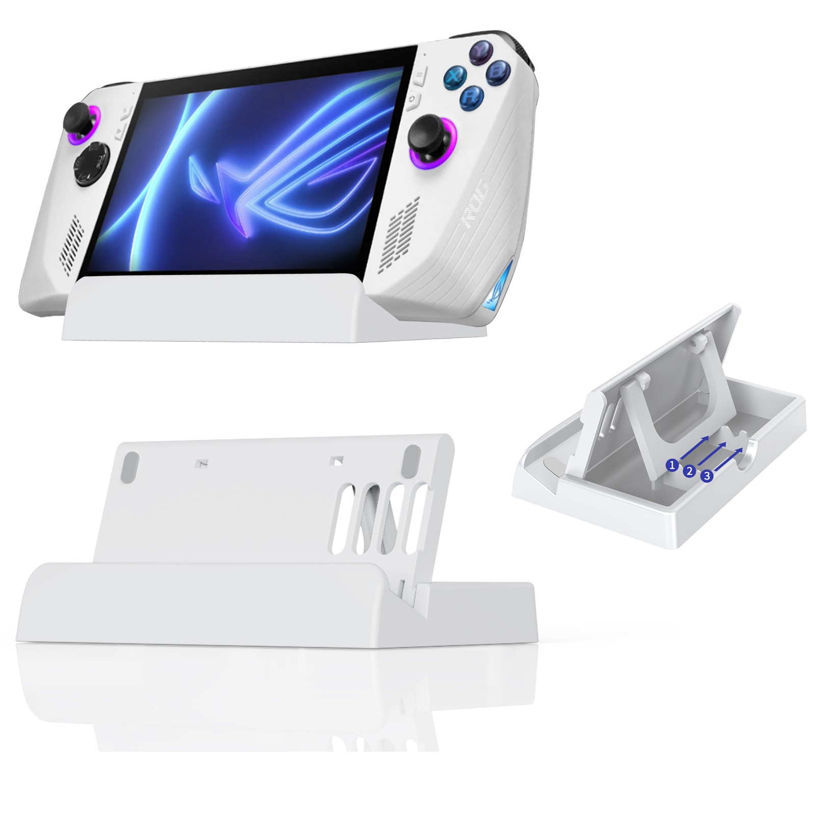 Adjustable Tablet Desktop Stand Holder for ASUS ROG Ally Handheld Game Console