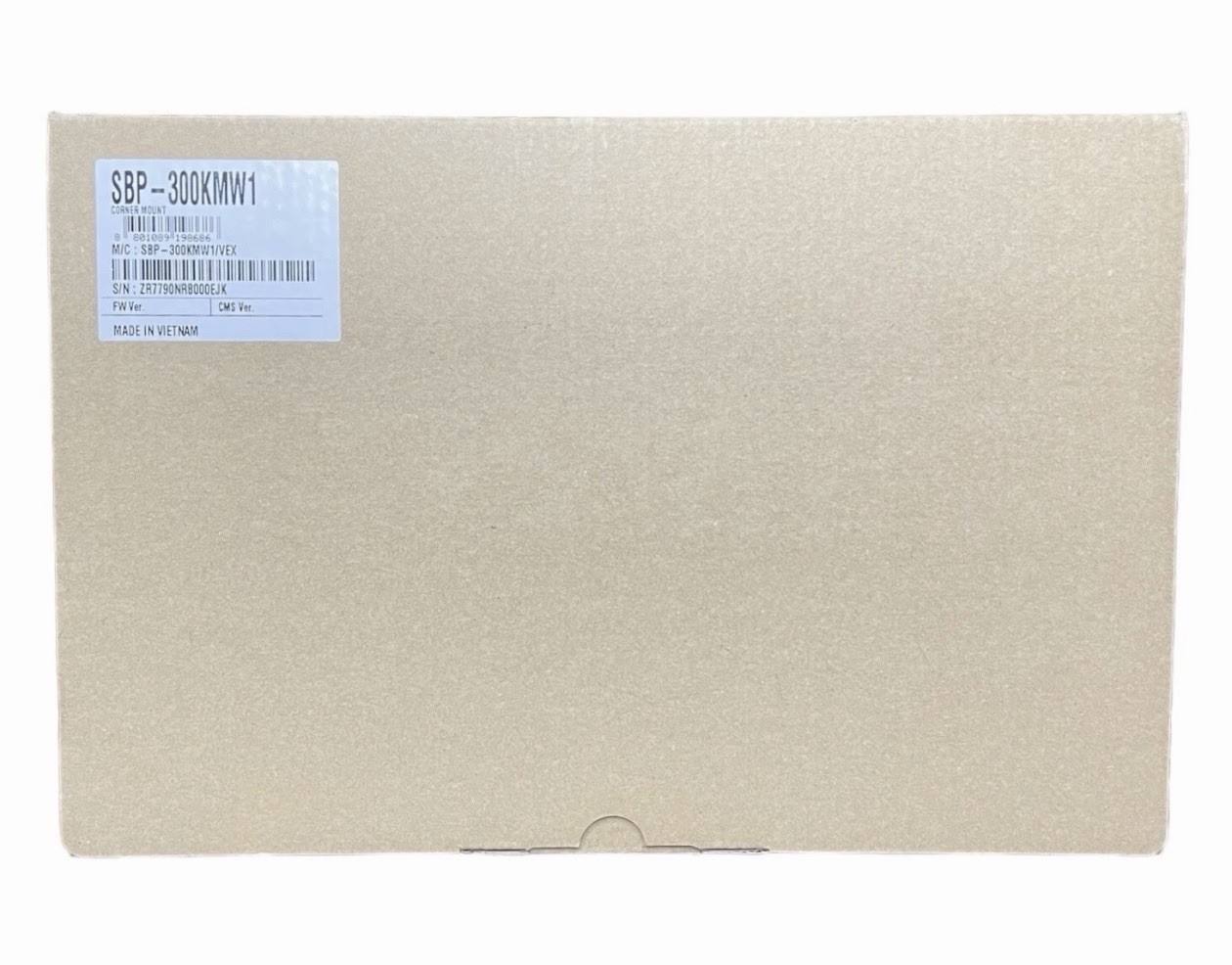 Hanwha Techwin SBP-300KMW1 Corner Mount Adapter Base Security Accessory (White)