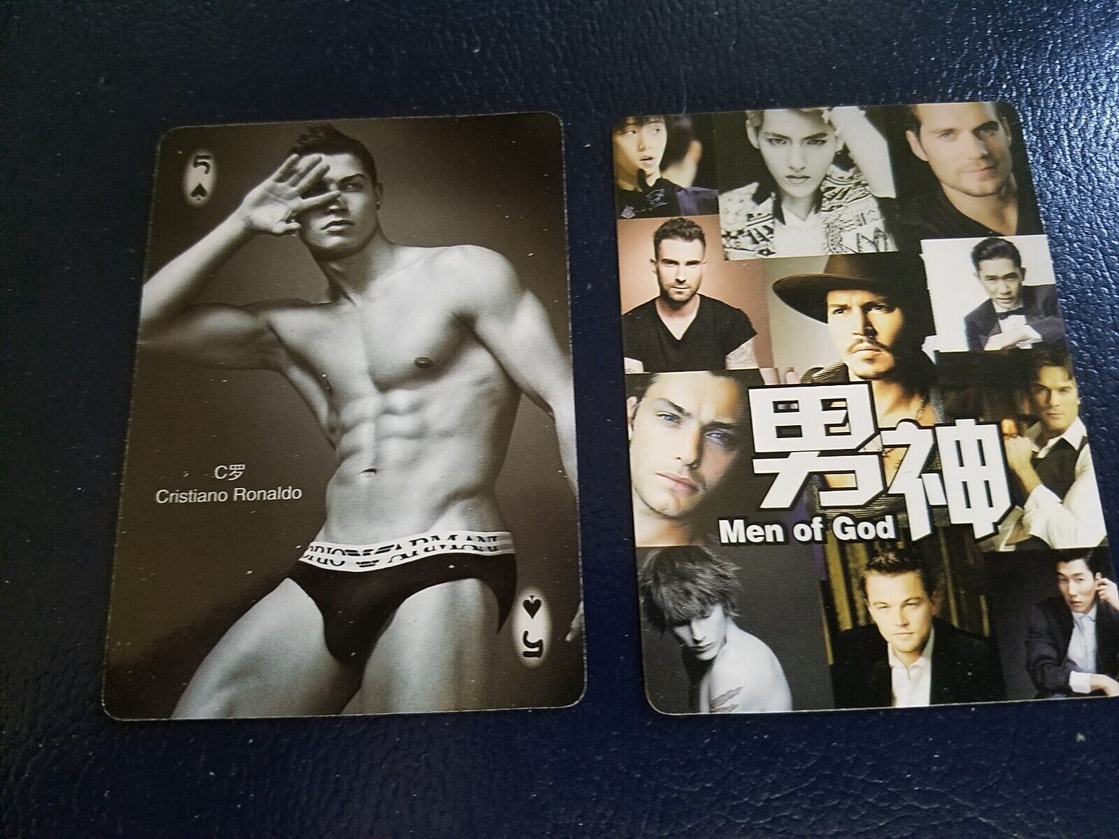 Cristiano Ronaldo Soccer Star International Men of God Playing Card