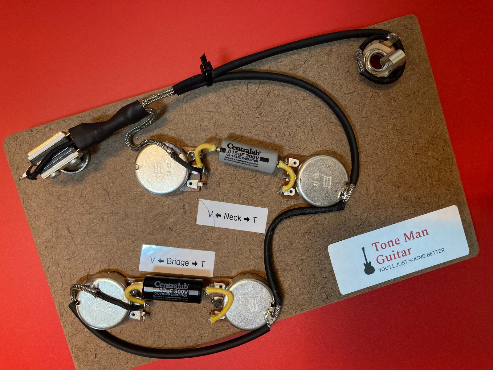 Ibanez Artcore Prewired Harness  AG AF Hollow Body Style - The 59 Series