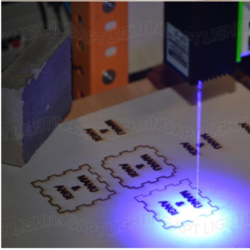 Quality Focusable 445nm 2000mW 2W Blue Laser Module TTL CNC Cutter Engraving