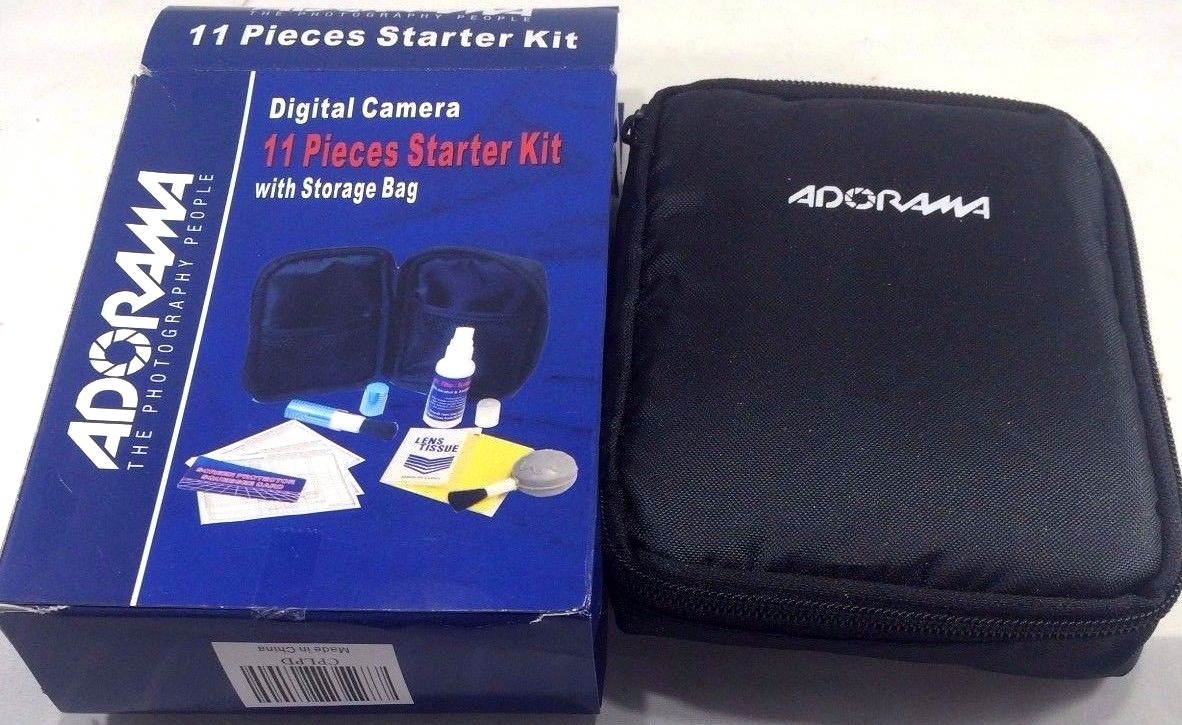 Universal Adorama Digital Camera 11 Piece Starter Kit with Storage Bag
