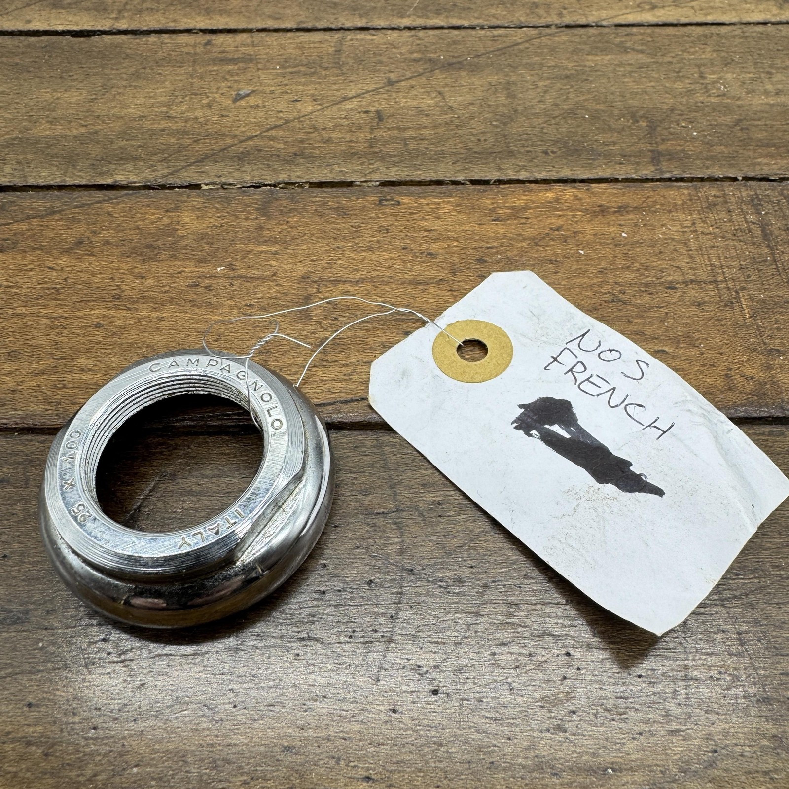 Vintage Campagnolo French 25x1.00 1 Inch Threaded Headset Upper Cup Race