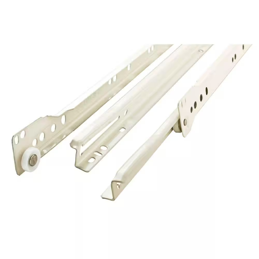 1 Pair 16 In. Self-Closing Bottom Mount Drawer Slide 1-Pair (2 Pieces)