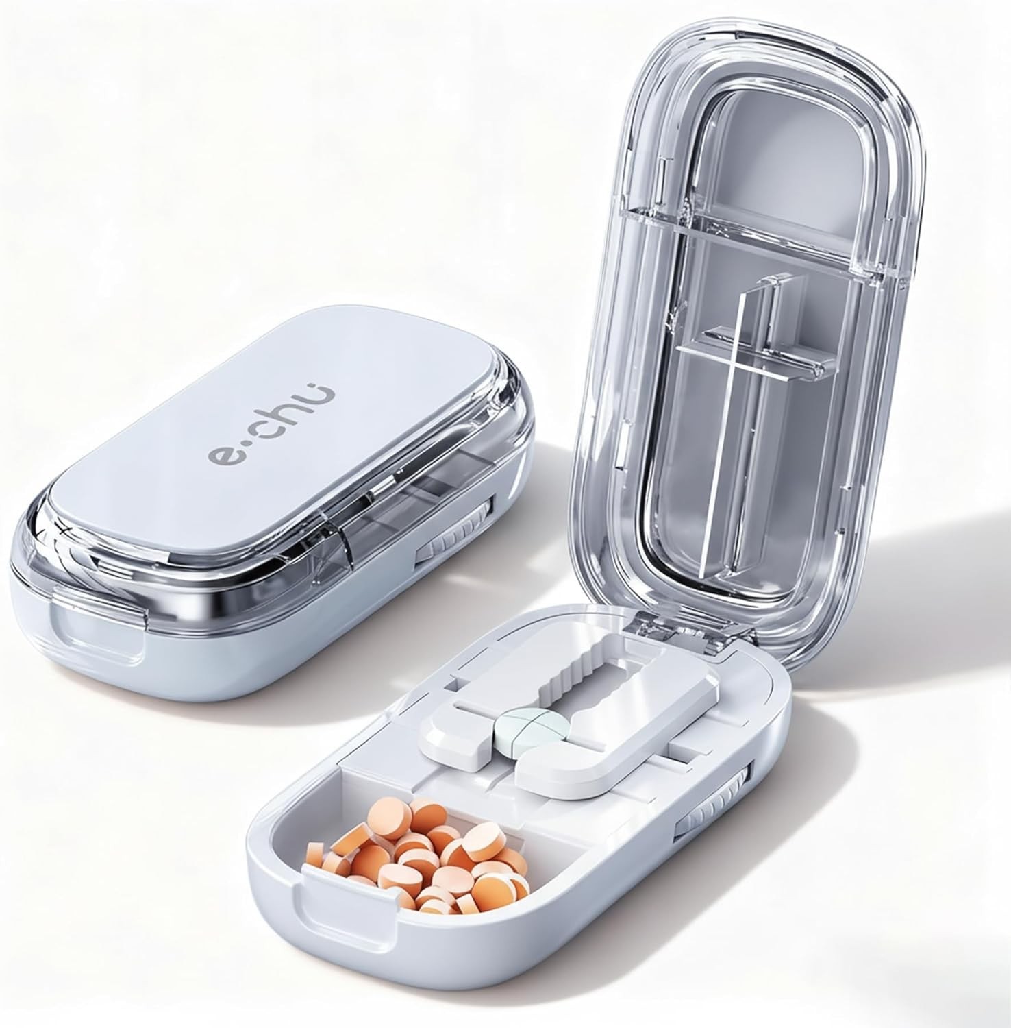 Pill Cutter Splitter for Small and Tiny Pills - 1/4 Adjustable Pi