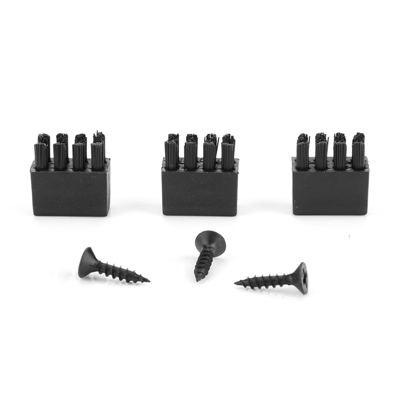 3pcs Rest Replacement Brushes With Screws For Archery Bow