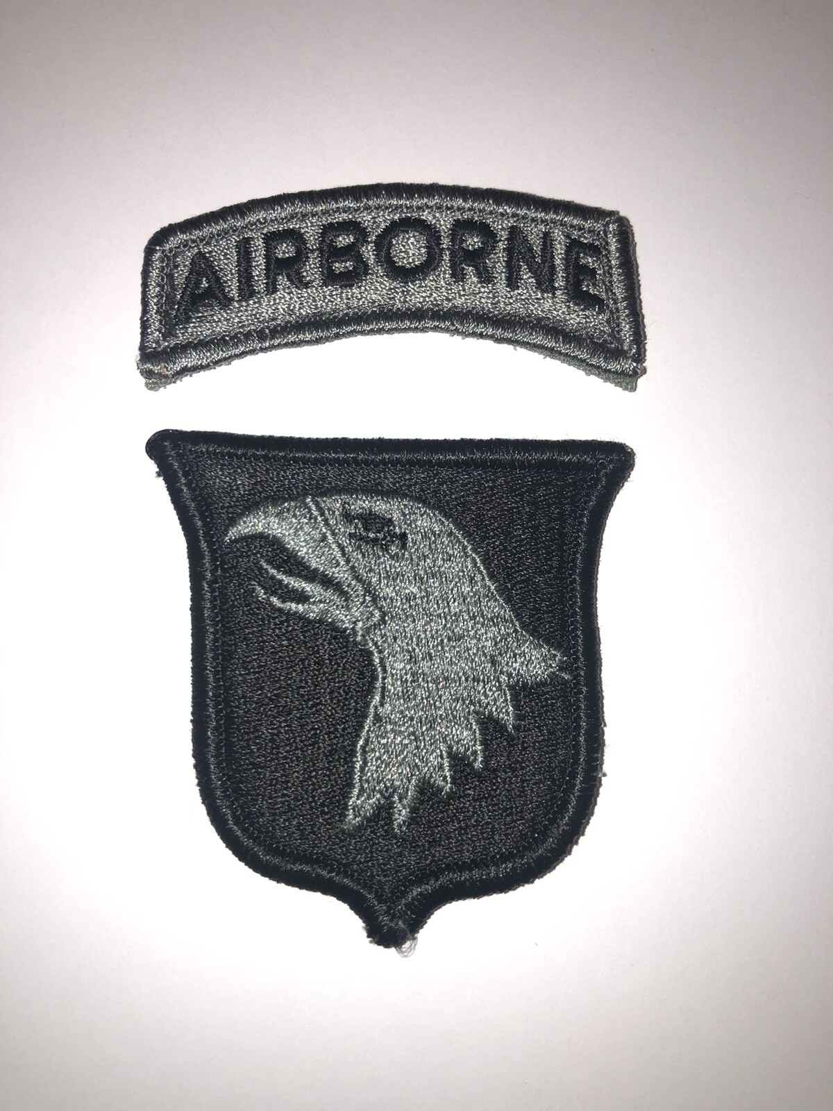 101st Airborne Division with Tab  U.S. Army Shoulder Patch ACU W/ Hook Back