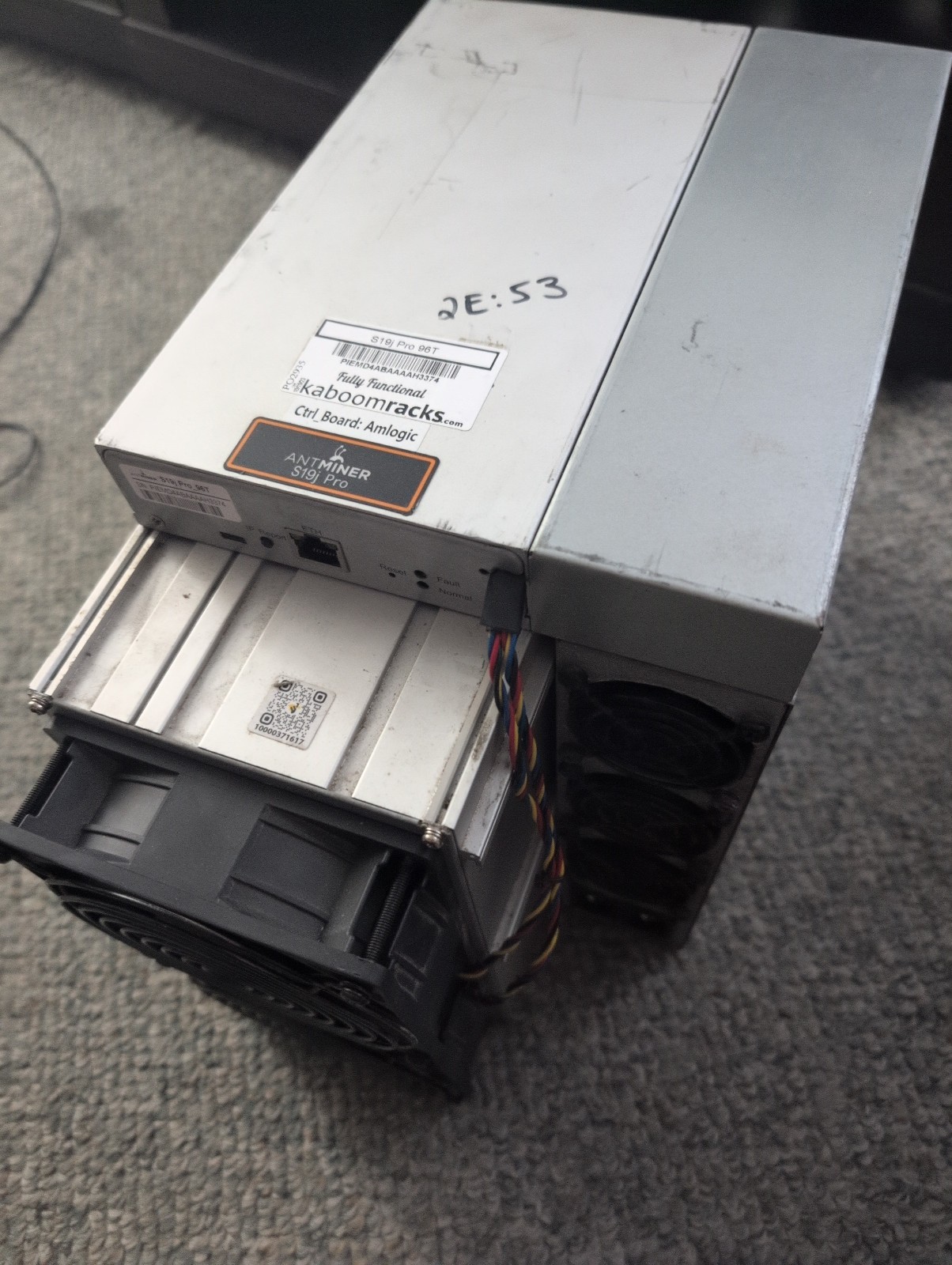 Antminer S19J Pro 96TH/s Bitcoin Miner/ Asic Miner Bitmain