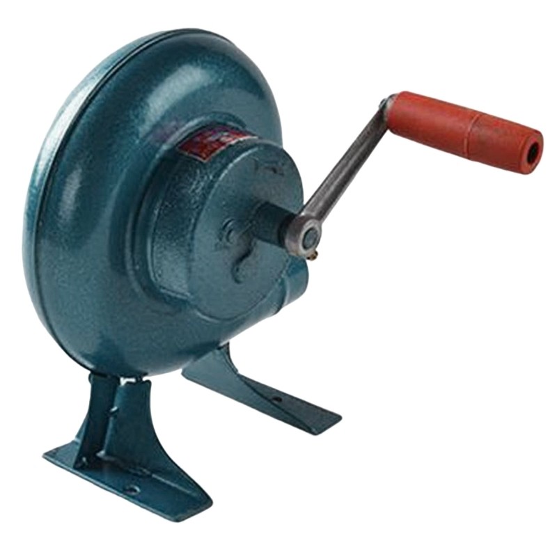 80w Hand Crank Blacksmith Forge Blower Cooking BBQ Fan for Barbecue Bellow