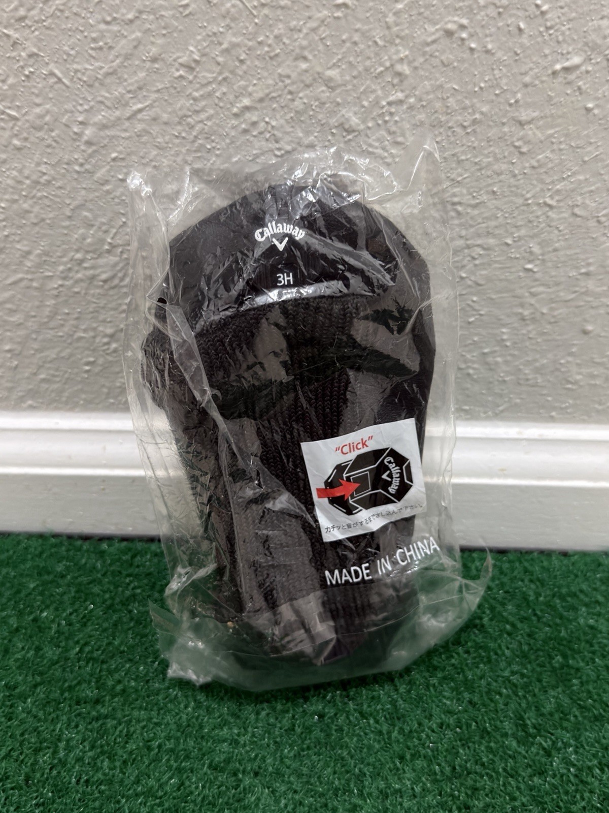 Callaway Rogue Hybrid Rescue Wood Golf Head Cover Black / White PACKAGED NEW